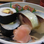 千登利亭 - 鯖寿司と巻き寿司