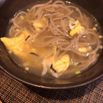 お席 みきち - 炒め蕎麦(ダシ汁追加)