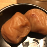 鳥半・魚半 - 梅干し