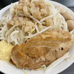 豚ソバ専門店 麺屋 晴 - 豚ソバ並(250g)+うずら@1,000円野菜ちょいマシ&ニンニク抜き