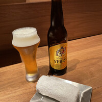 桃仙閣 東京 - 乾杯ビール