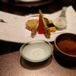 草菴 - 1日目夕食:二の膳(揚げもの)