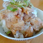 喜多方ラーメン 天高盛 - 半チャーシュー丼