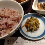 とんかつ濵かつ - 麦ごはんとぶらぶら漬け