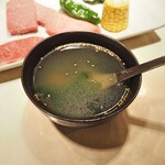 焼肉 牛之助 - スープ