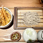 Sobamae Sakaba Hansamu - 天丼とお蕎麦御膳