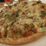 ラブル ダイニング - 頼んだら作ってくれた、納豆ピザ