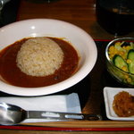 NAMARAーYA Kitchen - 2009年02月撮影。『玄米薬膳キーマカレー』医学博士・佐藤万成氏監修－ナマラヤ・キッチン（新潟市）