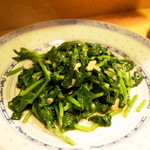 杏杏 - 豆苗の炒め物　1500円