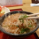 Inaka An - ビーフカツ定食のハイカラ細うどん