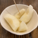 わ楽 - 最後に梨もサービスしていただきました(^^)