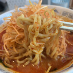 くるまやラーメン - 麺アップ