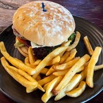 Crikey Cafe - Rib Fillet Works Burger