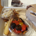 KITCHEN TSUNAGU - カポナータ、焼きポテト、チキンディアブロ、チョコレートケーキ