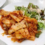 ゆたか食堂 - 豚キムチ炒め