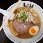 麺や hide - 上からパチリ（醤油ラーメン）