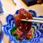 にく稲 - 和牛生肉ユッケ