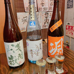 絹のとんかつ 舞花食堂 - 日本酒3種で1合