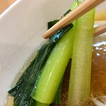 中華そば 深緑 - しゃっきしゃき味わいも最高です