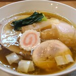 中華そば 深緑 - 羅白昆布と鮭節の中華そば1300円