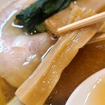 中華そば 深緑 - メンマもしっかりしています