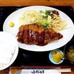 小だるま - 20220813ロースとんかつ定食