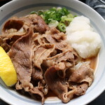 Teuchi Udon Shimizuya - 肉ぶっかけ540円