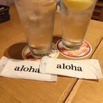 ALOHA TABLE - 