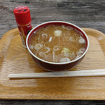 Jimba sanchou shimizu chaya - なめこ汁（300円）
