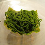 yokoyama - 蛸と皮蛋（ピータン）のタルタル 坊主殺し（もずくの1種）