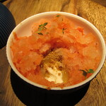 yokoyama - スイカのかき氷 シュープルチーズ パイン  ココナッツのチーズケーキ カルダモンのクランブル