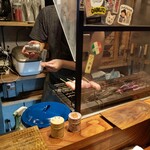 やき鳥 卍郎 - 焼場