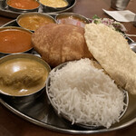 南インド料理ダクシン 八重洲店 - ミールズランチ（バスマティライス）