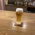 Bar 銀杏庵 - オーダーしたビール