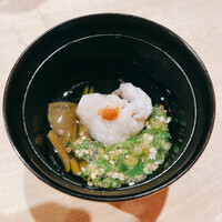 鳥つた - 潤菜と鱧の冷たいお椀
