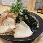 つけ麺本舗 辛部 - のりかつおつけ麺大(1.5玉)接写