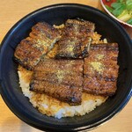 Maruya Honten - 鰻丼アップ。