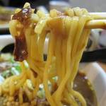 和ダイニング ふじ - 極太・ストレートの中華麺