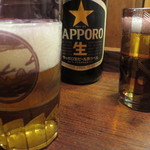 にこみ　鈴や - （瓶）サッポロ黒ラベル￥550