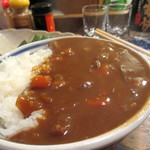 にこみ　鈴や - （辛口）豪快￥500、まかないカレー（中）￥450