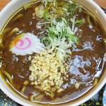 和ダイニング ふじ - ネギとナルト、そして天かすがトッピング