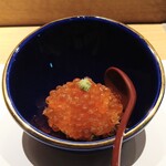 恵比寿 鮨 栞庵 やましろ - いくら小丼