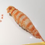 恵比寿 鮨 栞庵 やましろ - 車えび