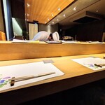 恵比寿 鮨 栞庵 やましろ - 2022.8店内