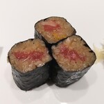 Ebisu Sushi Shiorian Yamashiro - とろたく巻き