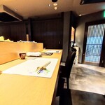 恵比寿 鮨 栞庵 やましろ - 2022.8店内