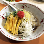 紅葉亭 - 冷やし中華（値段忘れました）。通常にはないオススメメニュー