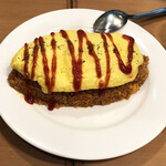 紅葉亭 - オススメホワイトボードにときどき出てくるオムライス