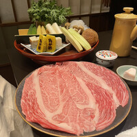たか福 名古屋JRセントラルタワーズ店  - お肉1人前 3枚 と 野菜2人前