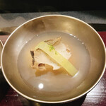 水光庵 - 黒鮑と冬瓜